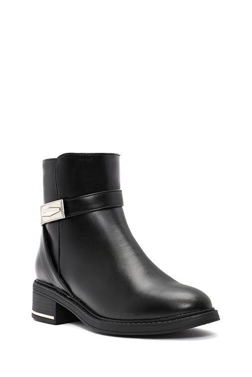 Derimod Derimod Kadın Siyah Fermuarlı Toka Detaylı Bot 24WFE401918 | Boyner Siyah - 8. görsel