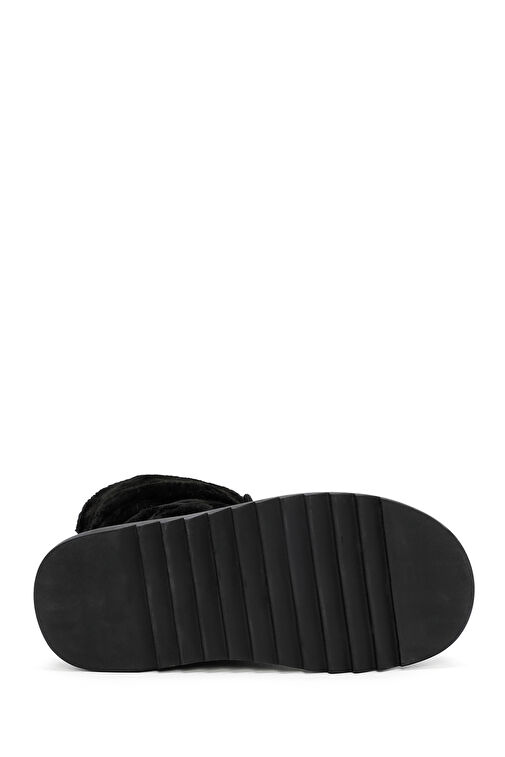 Derimod Derimod Kadın Siyah Kürk Detaylı Deri Bot 24WFD405414 | Boyner Siyah - 6. görsel