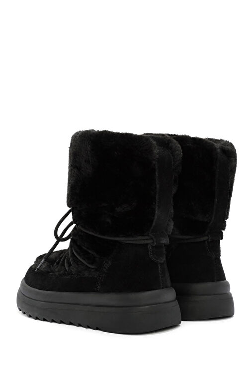 Derimod Derimod Kadın Siyah Kürk Detaylı Deri Bot 24WFD405414 | Boyner Siyah - 7. görsel