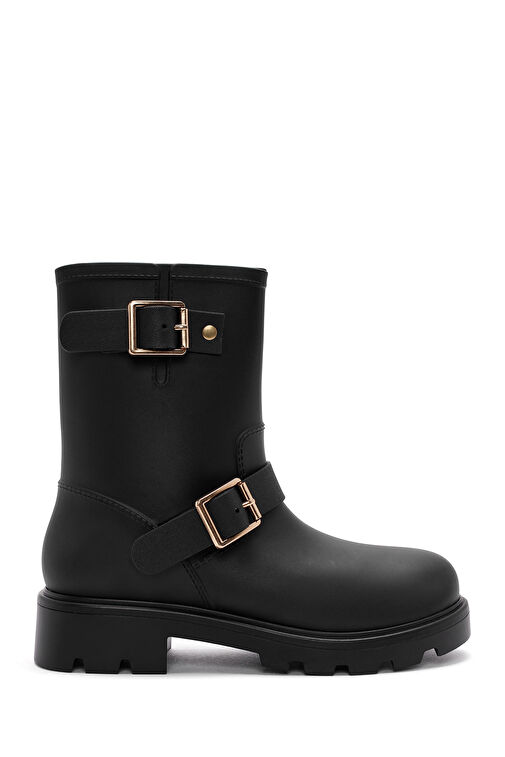 Kadın Siyah Toka Detaylı Yağmur Botu 24WFE4751PV - Görsel 2