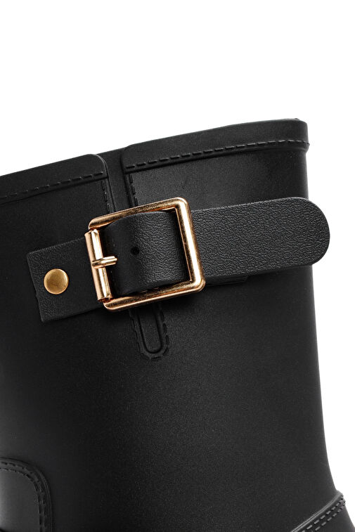 Kadın Siyah Toka Detaylı Yağmur Botu 24WFE4751PV - Görsel 9