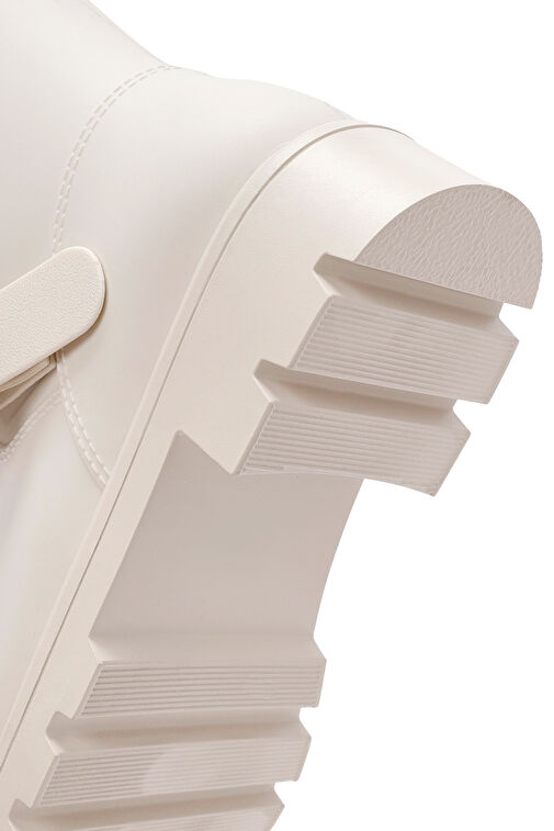 Kadın Krem Toka Detaylı Yağmur Botu 24WFE4751PV - Görsel 9