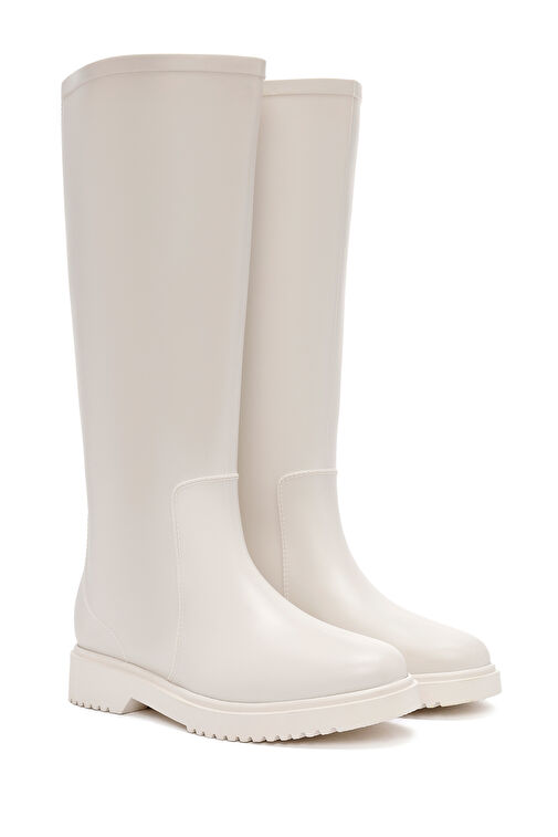 Derimod Derimod Kadın Krem Yağmur Çizmesi 24WFE4752PV Bot | Boyner Krem - 6. görsel