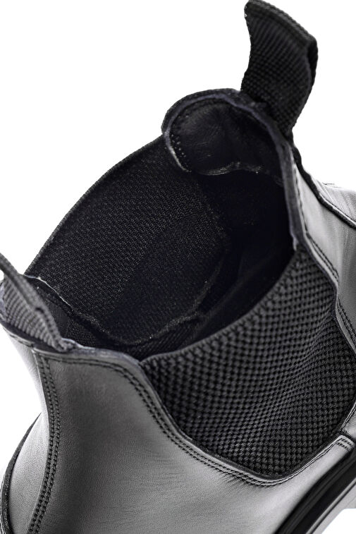 Derimod Derimod Erkek Siyah Casual Chelsea Deri Bot 24WFD680118 | Boyner Siyah - 3. görsel