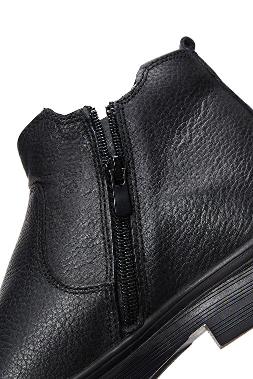 Derimod Derimod Erkek Siyah Fermuarlı Deri Casual Bot 24WFD6805FT | Boyner Siyah - 8. görsel