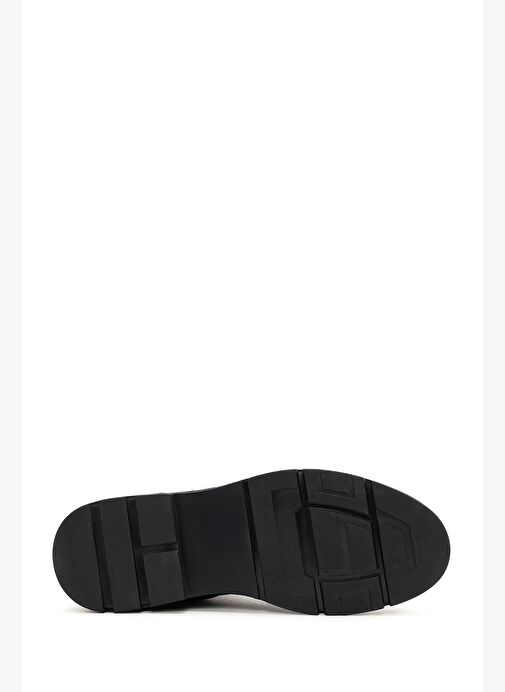 Erkek Siyah Fermuarlı Deri Casual Bot 25WFD6806FT - Görsel 6