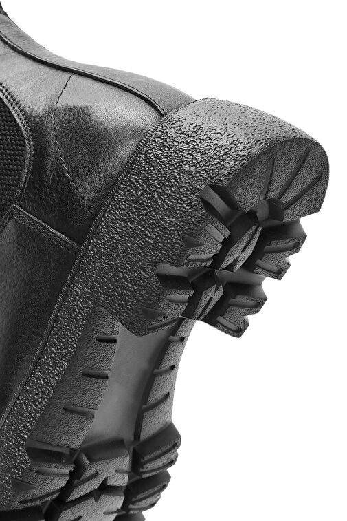 Erkek Siyah Deri Chelsea Bot 24WFD6820FT - Görsel 9