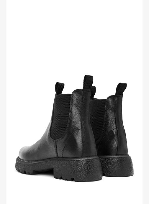 Erkek Siyah Deri Chelsea Bot 25WFD6820FT - Görsel 7