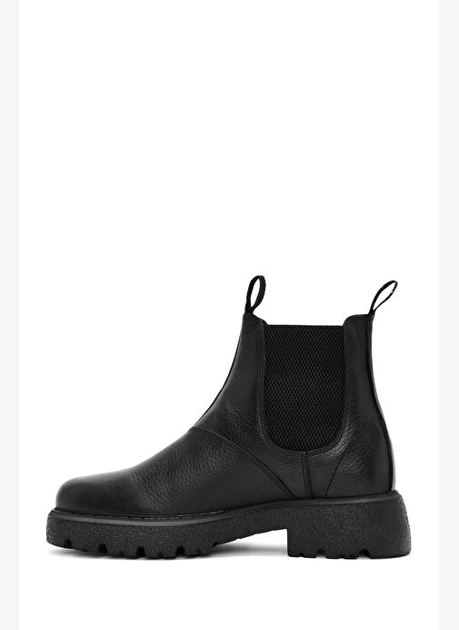 Erkek Siyah Deri Chelsea Bot 25WFD6820FT - Görsel 3
