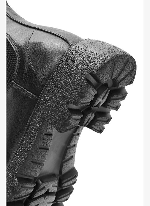 Erkek Siyah Deri Chelsea Bot 25WFD6820FT - Görsel 9