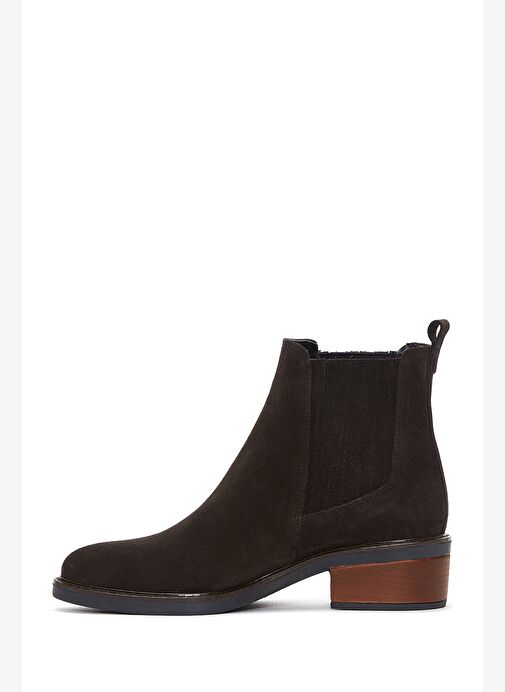 Kadın Antrasit Süet Deri Chelsea Bot 25WFD160410 - Görsel 3