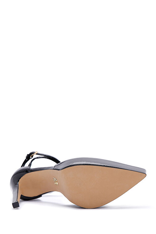 Derimod Derimod Kadın Siyah Bilekten Tokalı Platform Topuklu Rugan Deri Ayakkabı 24WFD120116 Abiye Ayakkabı | Boyner Siyah - 6. görsel