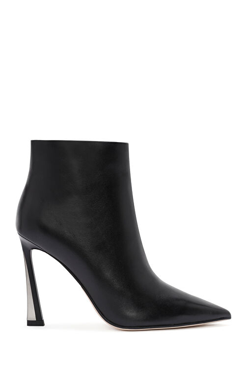 Derimod Derimod Kadın Siyah Fermuarlı İnce Topuklu Deri Bot 24WFD490618 | Boyner Siyah - 2. görsel