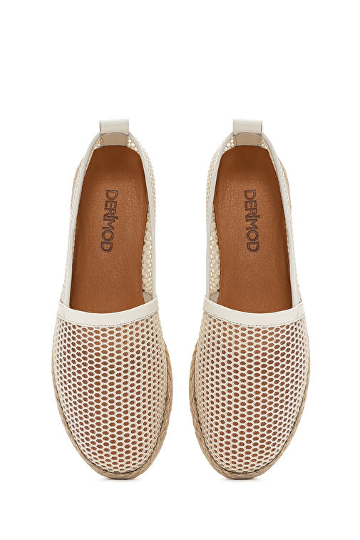 Derimod Derimod Krem Kadın Deri Espadril 24SFD14116F Boyner'de! Krem - 8. görsel