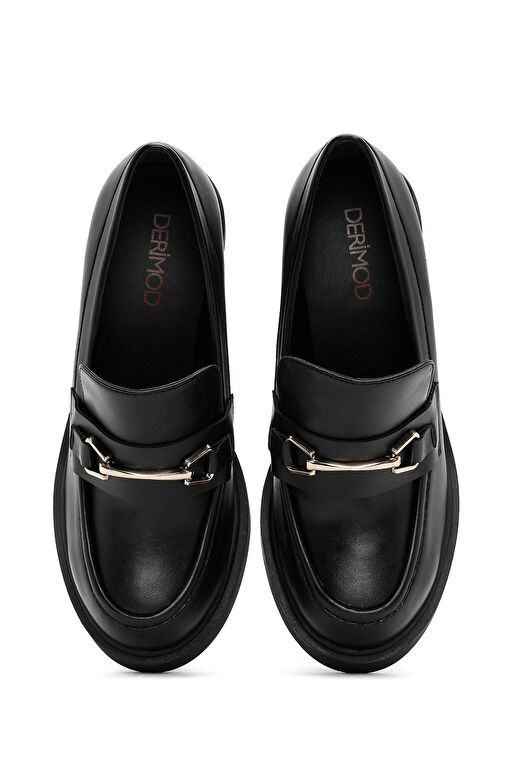 Derimod Siyah Kadın Loafer 24WFE252118 - Görsel 9