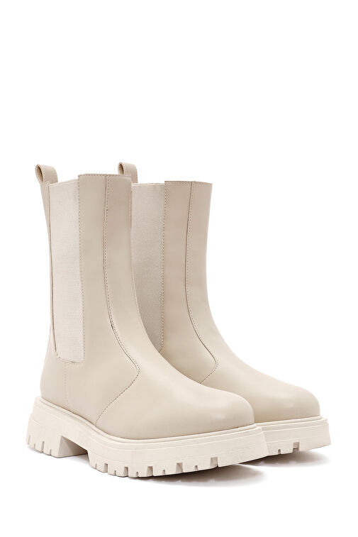 Derimod Derimod Kadın Krem Chelsea Bot 24WFE252818 | Boyner Krem - 5. görsel