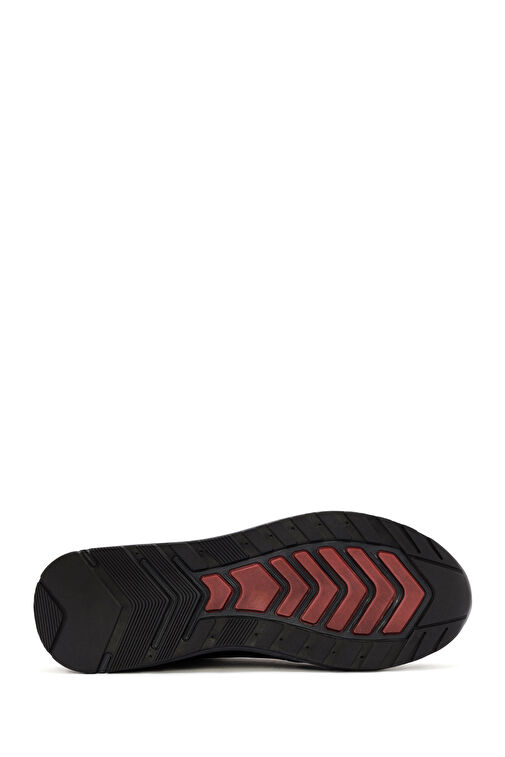 Erkek Siyah Bağcıklı Deri Casual Ayakkabı 24WFD710918 - Görsel 5