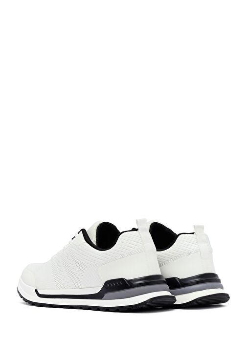 Derimod Derimod Zero Erkek Beyaz Bağcıklı Kumaş Sneaker 25SFD69006F | Boyner Beyaz - 6. görsel