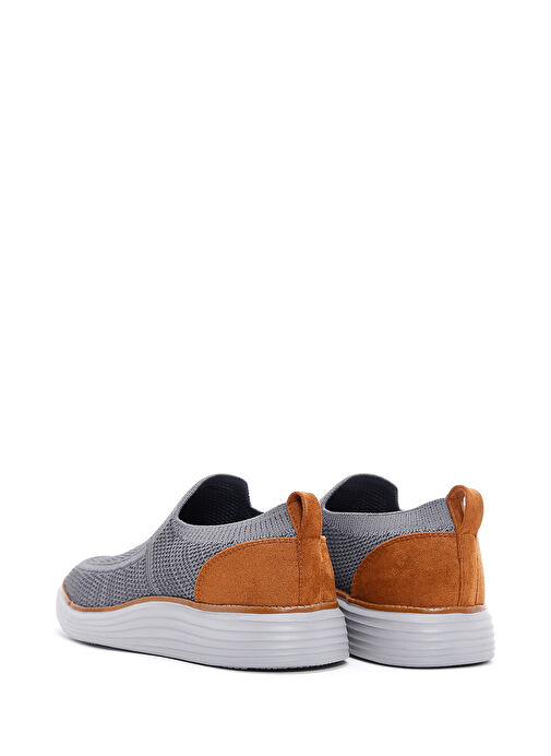 Derimod Zero Erkek Gri Kalın Tabanlı Sneaker 25SFD69026F - Görsel 6