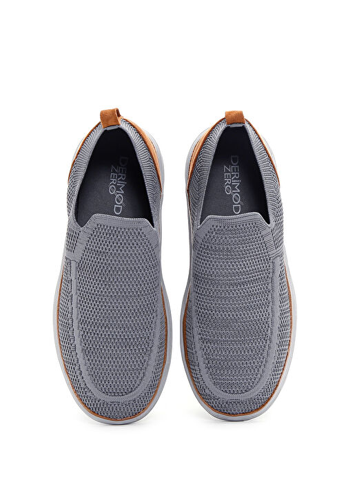 Derimod Zero Erkek Gri Kalın Tabanlı Sneaker 25SFD69026F - Görsel 7