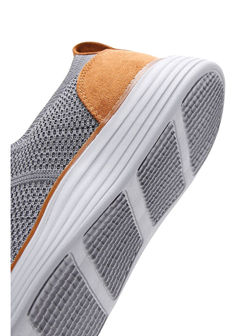Derimod Zero Erkek Gri Kalın Tabanlı Sneaker 25SFD69026F - Görsel 9