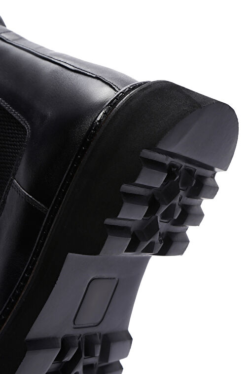 Derimod Derimod Erkek Siyah Deri Casual Chelsea Bot 24WFD620618 | Boyner Siyah - 9. görsel