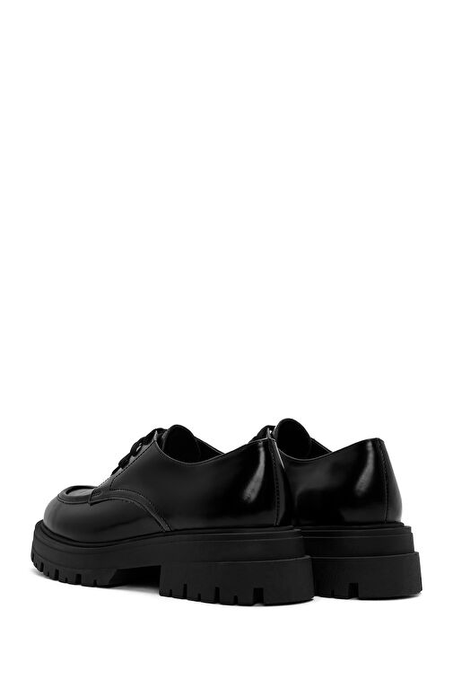 Derimod Siyah Kadın Deri Loafer 24WFD184922 - Görsel 6