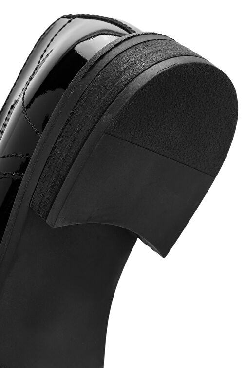 Derimod Siyah Kadın Rugan Günlük Ayakkabı 24WFD162116 - Görsel 8