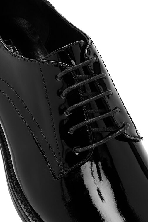 Derimod Siyah Kadın Rugan Günlük Ayakkabı 24WFD162116 - Görsel 9