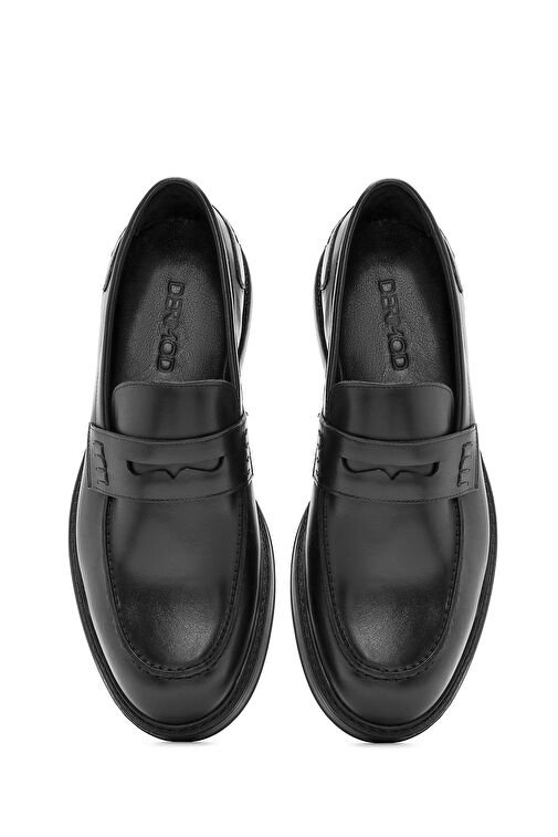 Derimod Siyah Erkek Deri Loafer 24WFD730418 - Görsel 8