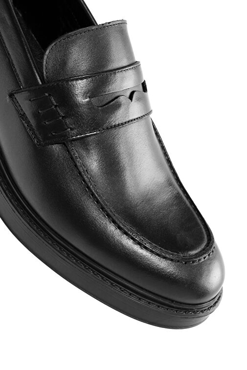 Derimod Siyah Erkek Deri Loafer 24WFD730418 - Görsel 9