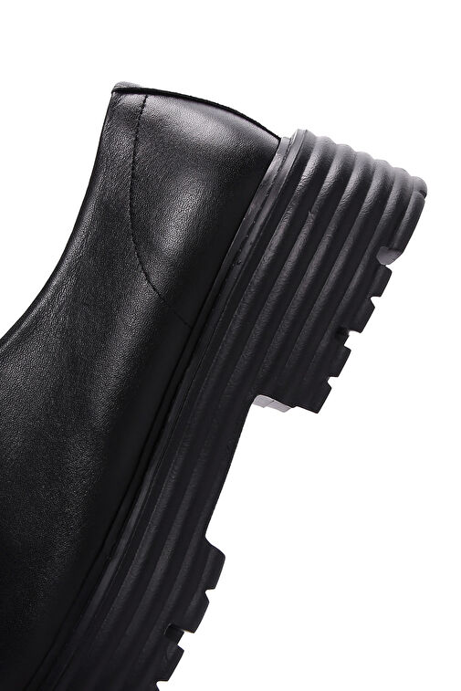 Derimod Siyah Kadın Deri Günlük Ayakkabı 24WFD290318 - Görsel 8