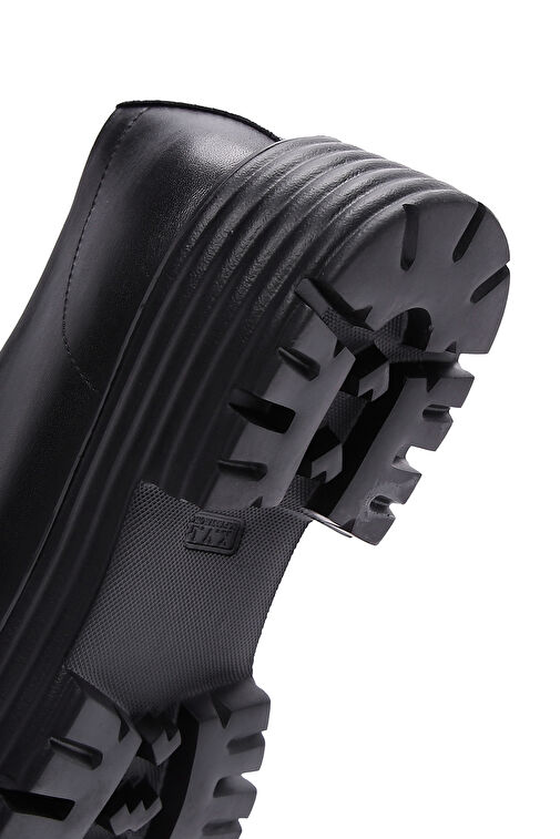 Derimod Siyah Kadın Deri Günlük Ayakkabı 24WFD290318 - Görsel 9