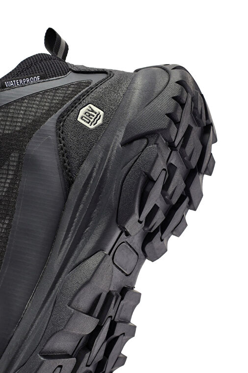 Derimod Dry Erkek Siyah Kalın Tabanlı Bağcıklı Waterproof Outdoor Bot 24WFD69386F - Görsel 9