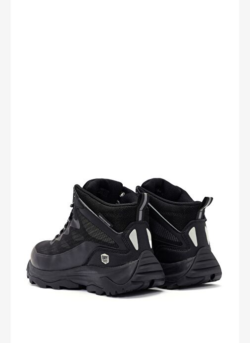 Derimod Dry Erkek Siyah Kalın Tabanlı Bağcıklı Waterproof Outdoor Bot 25WFD693814 - Görsel 7