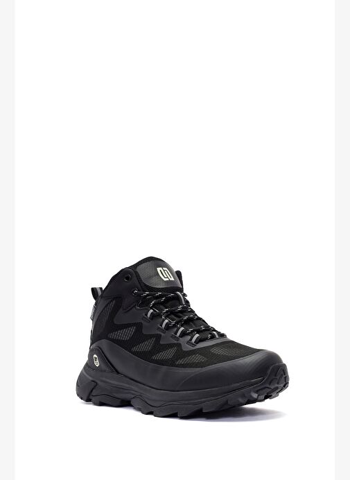 Derimod Dry Erkek Siyah Kalın Tabanlı Bağcıklı Waterproof Outdoor Bot 25WFD693814 - Görsel 8