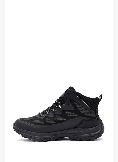 Derimod Dry Erkek Siyah Kalın Tabanlı Bağcıklı Waterproof Outdoor Bot 25WFD693814 - Görsel 3