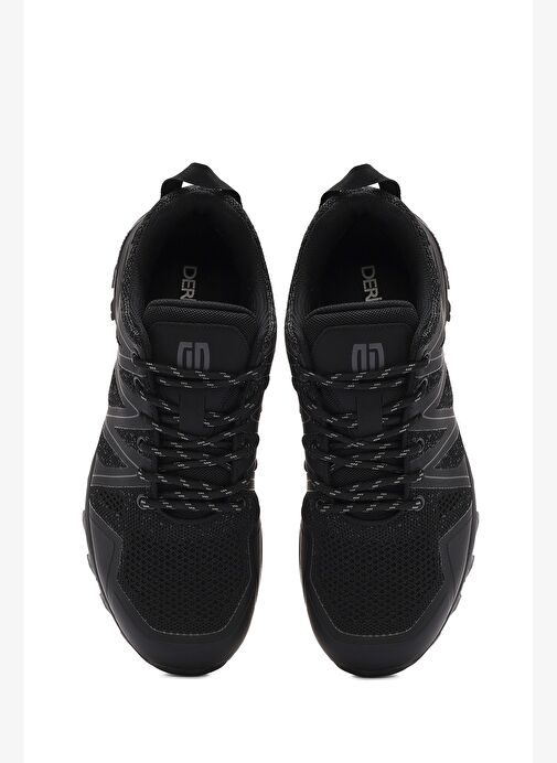 Derimod Dry Erkek Siyah Bağcıklı Waterproof Outdoor Ayakkabı 25WFD693914 - Görsel 8