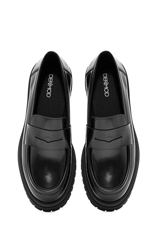 Derimod Derimod Siyah Kadın Deri Loafer 24WFD236322 | Boyner Siyah - 8. görsel