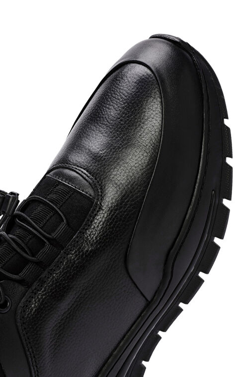 Derimod Siyah Erkek Deri Sneaker 24WFD6611FT - Görsel 3
