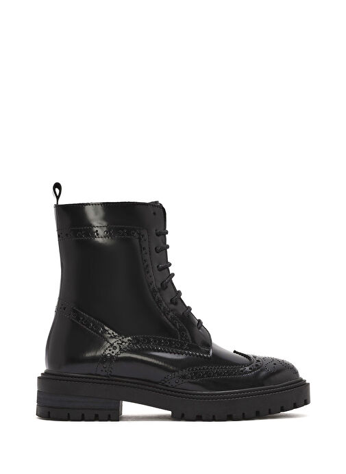 Derimod Derimod Kadın Siyah Fermuarlı Deri Postal Bot 24WFD163022 | Boyner Siyah - 2. görsel