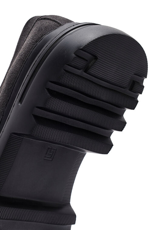 Derimod Derimod Erkek Gri Bağcıklı Süet Deri Casual Ayakkabı 24WFD631710 | Boyner Gri - 9. görsel