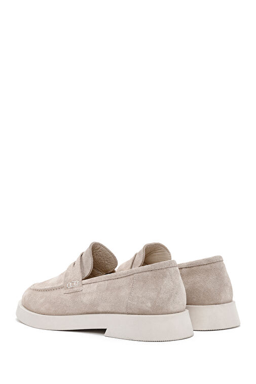 Derimod Derimod Kadın Bej Süet Deri Maskülen Loafer 24WFD132810 | Boyner Bej - 6. görsel