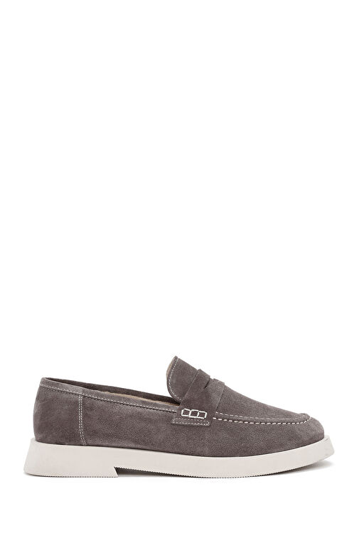 Derimod Derimod Vizon Kadın Süet Loafer 24WFD132810 | Boyner Vizon - 2. görsel