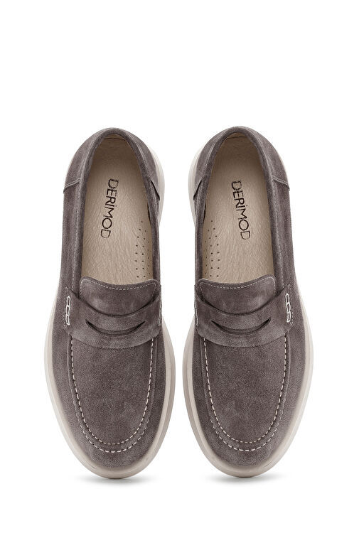 Derimod Derimod Vizon Kadın Süet Loafer 24WFD132810 | Boyner Vizon - 8. görsel