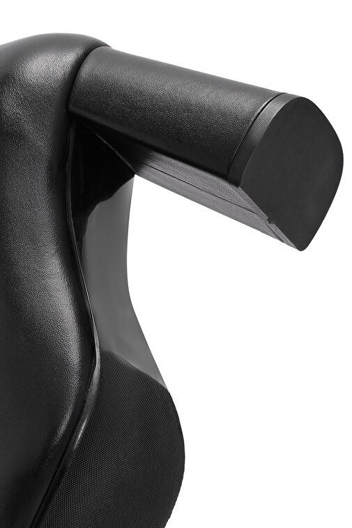 Derimod Derimod Kadın Siyah Fermuarlı Kalın Yüksek Topuklu Deri Bot 24WFD133518 | Boyner Siyah - 9. görsel