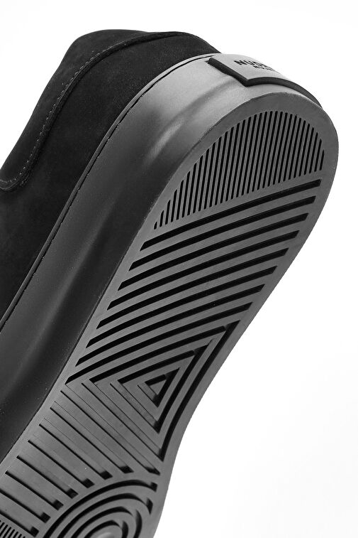 Derimod Siyah Erkek Süet Sneaker 24WFD631410 - Görsel 9
