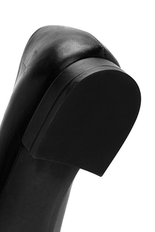 Derimod Siyah Kadın Deri Babet 24WFD140918 - Görsel 9