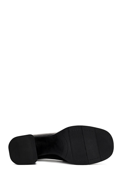 Derimod Siyah Kadın Deri Topuklu Ayakkabı 24WFD141322 - Görsel 6