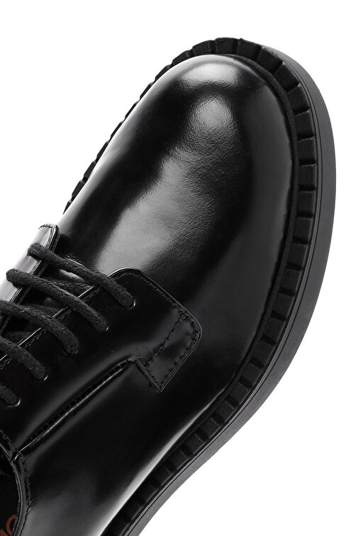 Derimod Siyah Kadın Deri Klasik Ayakkabı 24WFD141622 - Görsel 3